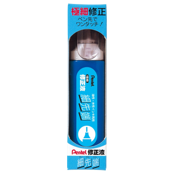 ぺんてる 修正液 細先端 油性・水性インキ両用 ZL31-WK 1セット(10本)