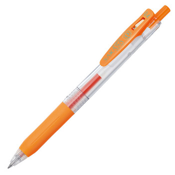 ゼブラ ジェルボールペン サラサクリップ 0.4mm オレンジ JJS15-OR 1本