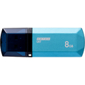 アドテック USB2.0 キャップ式フラッシュメモリ 8GB シャイニングブルー AD-UKTSL8G-U2R 1個