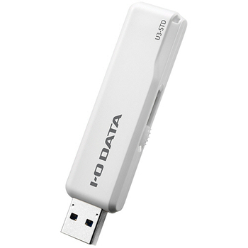 アイオーデータ USB 3.1 Gen 1(USB 3.0)/USB 2.0対応 スタンダードUSBメモリー 64GB ホワイト U3-STD64GR/W 1個