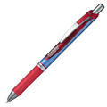 ぺんてる ゲルインクボールペン ノック式エナージェル 0.5mm 赤 (軸色 赤) BLN75-B 1本