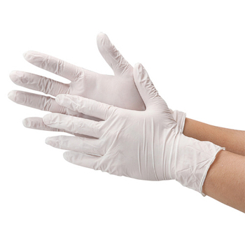 川西工業 ニトリル 使いきり極薄手袋 粉なし ホワイト SS #2039 1箱(100枚)
