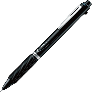 ぺんてる エナージェル 3色ボールペン (軸色:ブラック) XBLC35A 1本