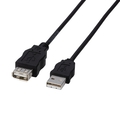 エレコム 環境対応USB準拠延長ケーブル 簡易包装 (A)オス-(A)メス ブラック 3.0m RoHS指令準拠(10物質) USB-ECOEA30 1本