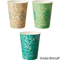 TANOSEE 紙コップ BerryLeaf(ベリーリーフ) 275mL(9オンス) 1セット(2500個:100個×25パック)