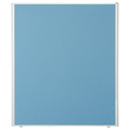 エランサ (N)パーティション クロスタイプ マグネット対応 幅700×奥行24×高さ1050mm ブルー(組立設置込) LPM-105070-BL 1枚