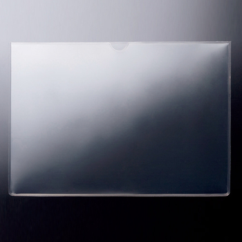 TANOSEE ソフトカードケース A5 透明 再生オレフィン製 1枚