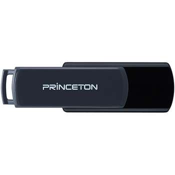 プリンストン USBフラッシュメモリー 回転式キャップレス 8GB グレー/ブラック PFU-T3UT/8G 1個