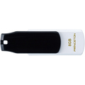 プリンストン USBフラッシュメモリー ストラップ付き 8GB ブラック/ホワイト PFU-T3KT/8GBK 1個
