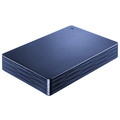 アイオーデータ USB 3.2 Gen1/2.0対応 ポータブルハードディスク「カクうすLite」 2TB ミレニアム群青 HDPH-UT2DNVR 1台