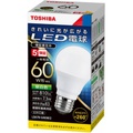 東芝ライテック LED電球 一般電球形 E26口金 7.3W 昼白色 LDA7N-G/60W/2 1個