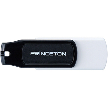 プリンストン USBフラッシュメモリー ストラップ付き 32GB ブラック/ホワイト PFU-T3KT/32GBK 1個