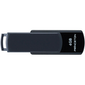 プリンストン USBフラッシュメモリー 回転式キャップレス 4GB グレー/ブラック PFU-T3UT/4GA 1セット(10個)