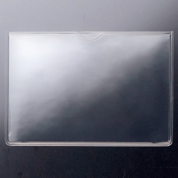 TANOSEE ソフトカードケース B8 透明 再生オレフィン製 1枚
