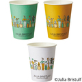 TANOSEE 紙コップ Plants(プランツ) 275mL(9オンス) 1セット(2500個:100個×25パック)