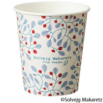 TANOSEE 紙コップ Berry(ベリー) 205mL(7オンス) 1セット(2000個:80個×25パック)