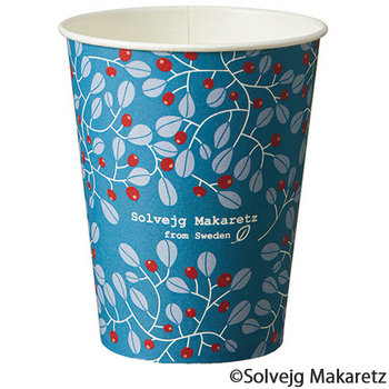 TANOSEE 紙コップ Berry(ベリー) 275mL(9オンス) 1セット(2500個:100個×25パック)