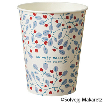TANOSEE 紙コップ Berry(ベリー) 275mL(9オンス) 1セット(2500個:100個×25パック)