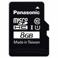 パナソニック microSDHC UHS-Iカード 8GB Class10 RP-SMGA08GJK 1枚