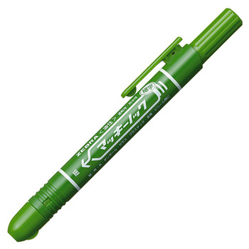 ゼブラ 油性マーカー マッキーノック 細字 緑 P-YYSS6-G 1本