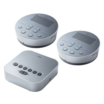 サンワサプライ Bluetooth会議スピーカーフォン MM-BTMSP3 1セット
