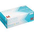 川西工業 ニトリルグローブ クイックフィット 粉なし ブルー M #2065 1箱(250枚)