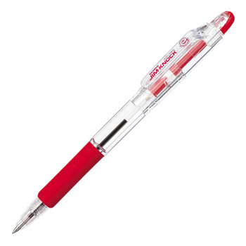 ゼブラ 油性ボールペン ジムノック 0.7mm 赤 KRB-100-R 1本