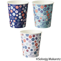 TANOSEE 紙コップ Mosaic Floral(モザイク フローラル) 150mL(5オンス) 1セット(2400個:80個×30パック)