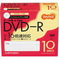 TANOSEE 三菱ケミカルメディア データ用DVD-R 4.7GB 1-16倍速 ホワイトワイドプリンタブル 5mmスリムケース DHR47JP10T 1パッ