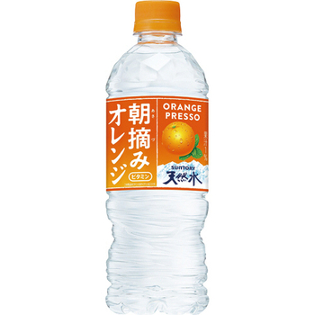 サントリー 天然水 朝摘みオレンジ 冷凍兼用ボトル 540ml ペットボトル 1ケース(24本)