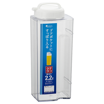 アスベル 水差しポット ドリンク・ビオ 2.2L 8213-D221 1個