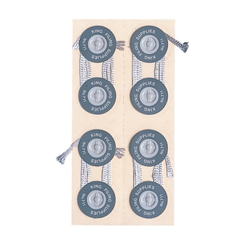 キングジム とめまるタック ひも付360mm 711 1セット(40組:4組×10パック)