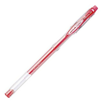 三菱鉛筆 ゲルインクボールペン ユニボール シグノ イレイサブル 0.5mm 赤 UM101ER05.15 1セット(10本)