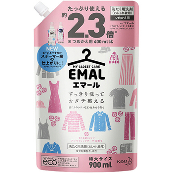 花王 エマール アロマティックブーケの香り つめかえ用 900ml 1パック