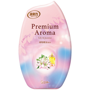 エステー お部屋の消臭力 Premium Aroma リリー&ジャスミン 400mL 1セット(3個)