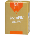 ジャパックス comfit 手付きポリ袋 20L 白半透明 0.015mm MUT20 1パック(20枚)