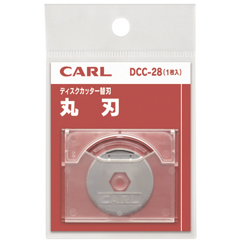 カール事務器 ディスクカッター用替刃(丸刃・直線) DCC-28 1枚