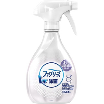 P&G ファブリーズ ダブル除菌 アルコール成分入り 無香料 本体 370ml 1本