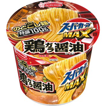 エースコック スーパーカップMAX 鶏ガラ醤油 119g 1ケース(12食)