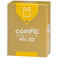 ジャパックス comfit 手付きポリ袋 45L 白半透明 0.015mm MUT45 1パック(20枚)