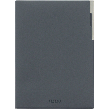 ライオン事務器 ハードメモホルダー TERENE(テレネ) A4 チャコール HH-63P 1冊