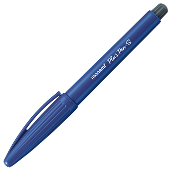 モナミ 水性サインペン Plus Pen・S 極細 青 18452 1セット(12本)