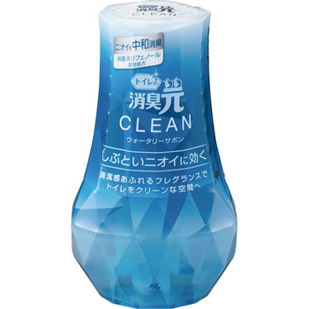 小林製薬 トイレの消臭元 CLEAN ウォータリーサボン 400mL 1セット(3個)