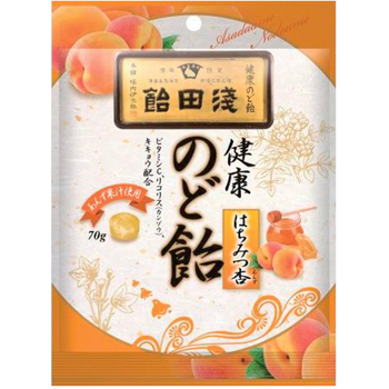 浅田飴 のど飴 はちみつ杏 70g 1パック