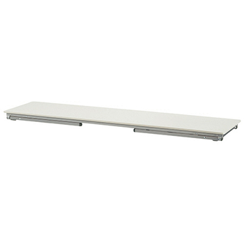アイリスチトセ 樹脂天板折りたたみテーブル 棚なし 幅1800×奥行450mm アイボリー BTS-P1845 1台