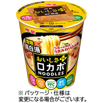 明星食品 ロカボNOODLES おいしさプラス 濃厚鶏白湯 58g 1ケース(12食)