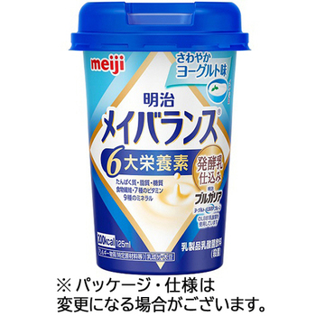 明治 メイバランスMiniカップ さわやかヨーグルト味 125mL 1セット(24本)