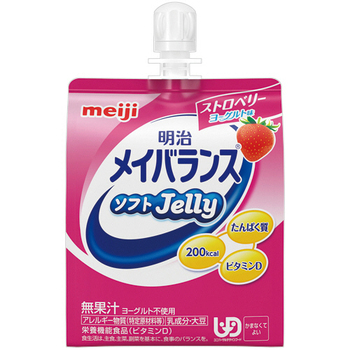 明治 メイバランスソフトJelly(ゼリー) ストロベリーヨーグルト味 125ml 1セット(36個)