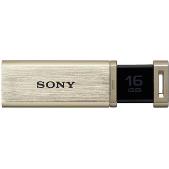 ソニー USBメモリー ポケットビット QXシリーズ ノックスライド式高速 16GB ゴールド USM16GQX N 1個