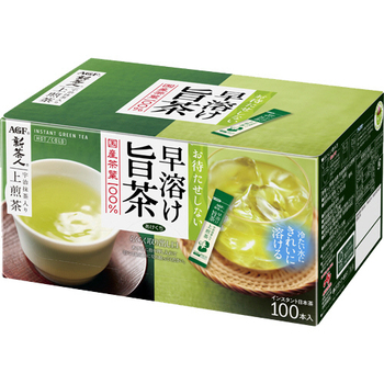 味の素AGF 新茶人 早溶け旨茶 宇治抹茶入り上煎茶スティック 1セット(300本:100本×3箱)